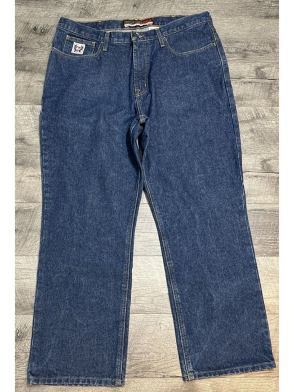 Cinch WRX FR Flame Resistant Jeans Men 38x30 Blue Denim HRC2 APTV 20 White Label
